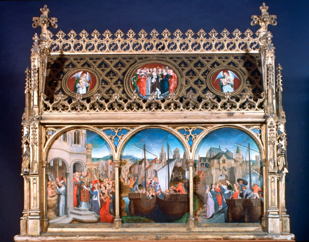 Pyhän Ursulan pyhäkkö, 1489 tekijältä Hans Memling