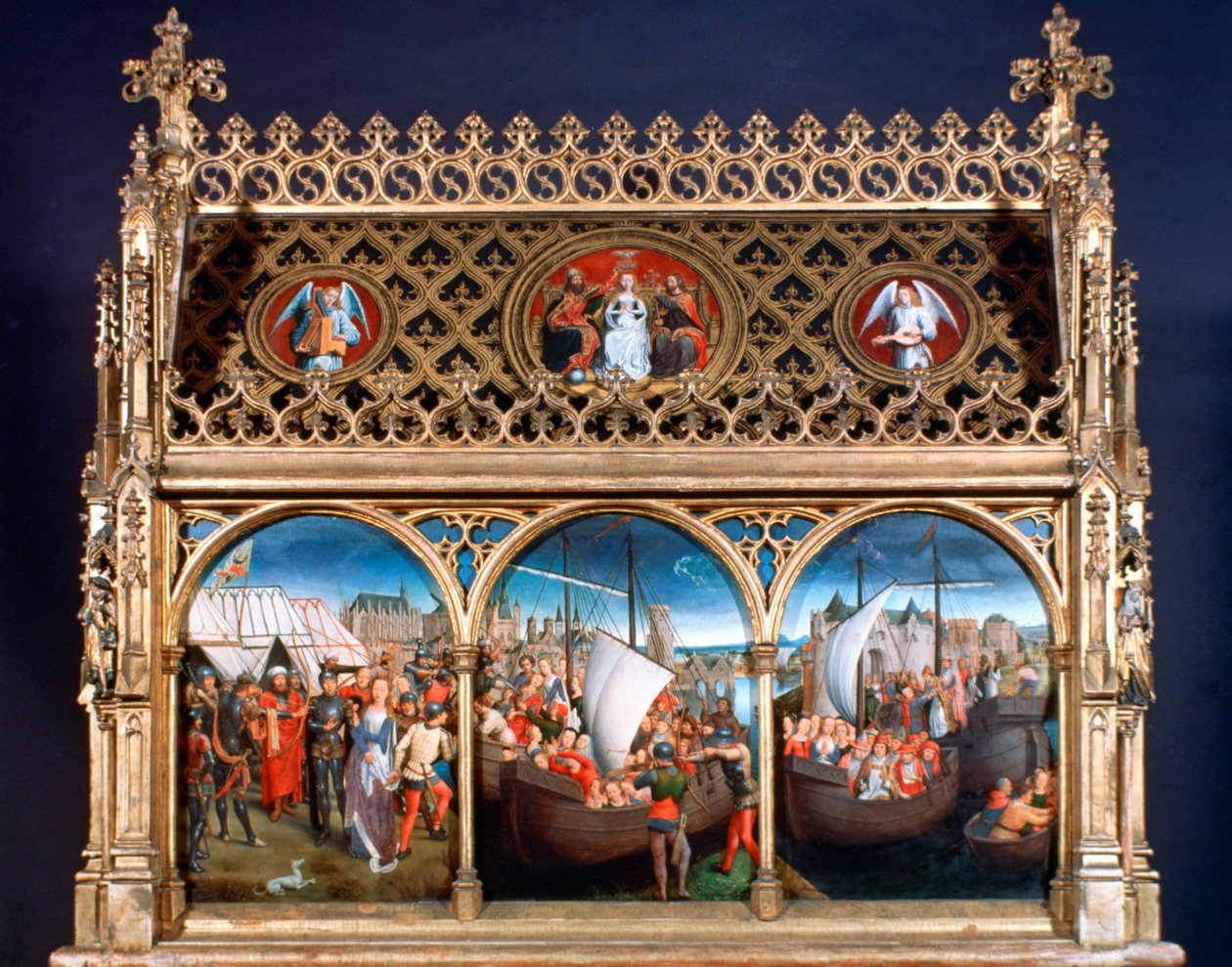 Pyhän Ursulan pyhäkkö, 1489 tekijältä Hans Memling