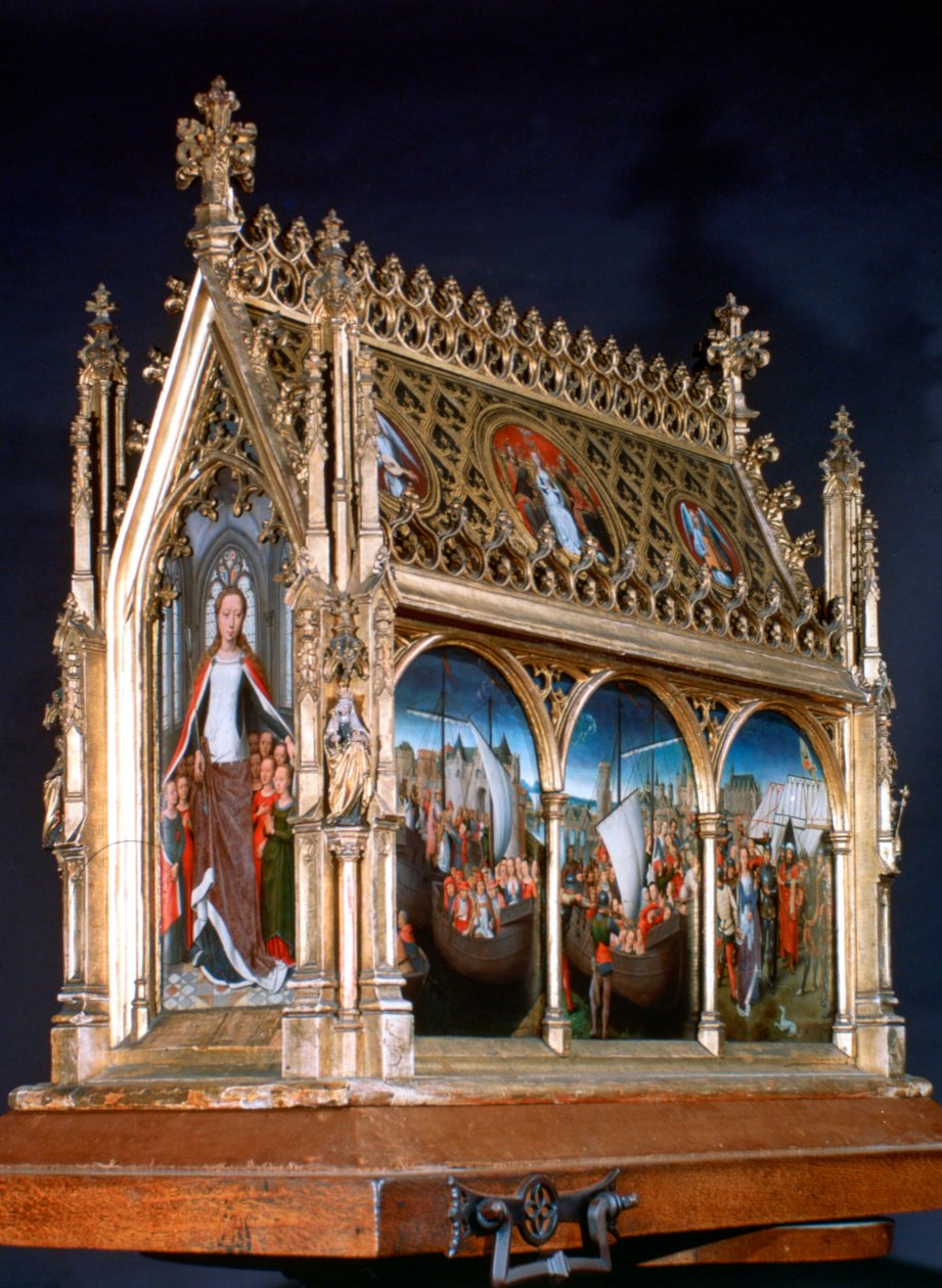Pyhän Ursulan pyhäkkö, Pyhä Ursula ja pyhät neitsyet, 1489 tekijältä Hans Memling