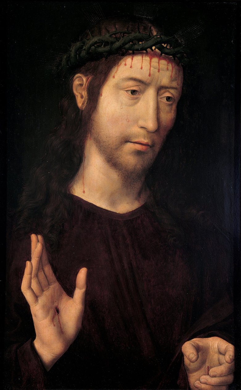 Mies murheiden siunaus tekijältä Hans Memling