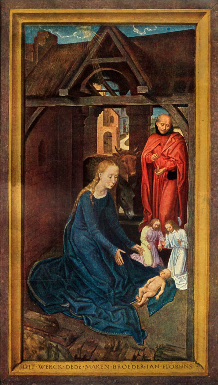 Syntymä, 1479. tekijältä Hans Memling