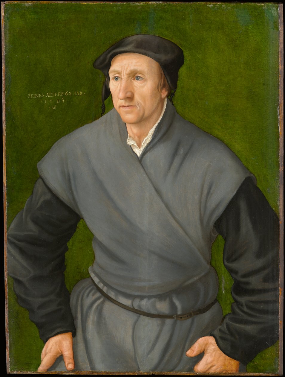 Miehen muotokuva, 1543 tekijältä Hans Muelich or Mielich