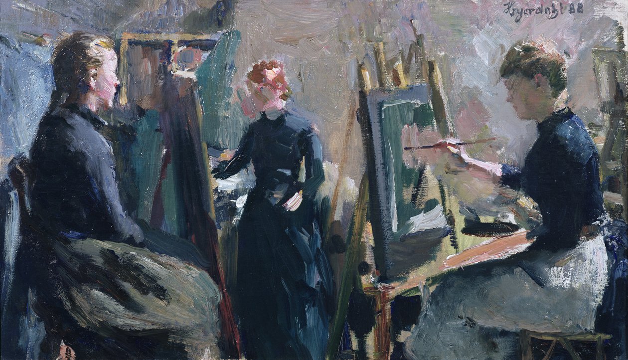Studiossa tekijältä Hans Olaf Heyerdahl