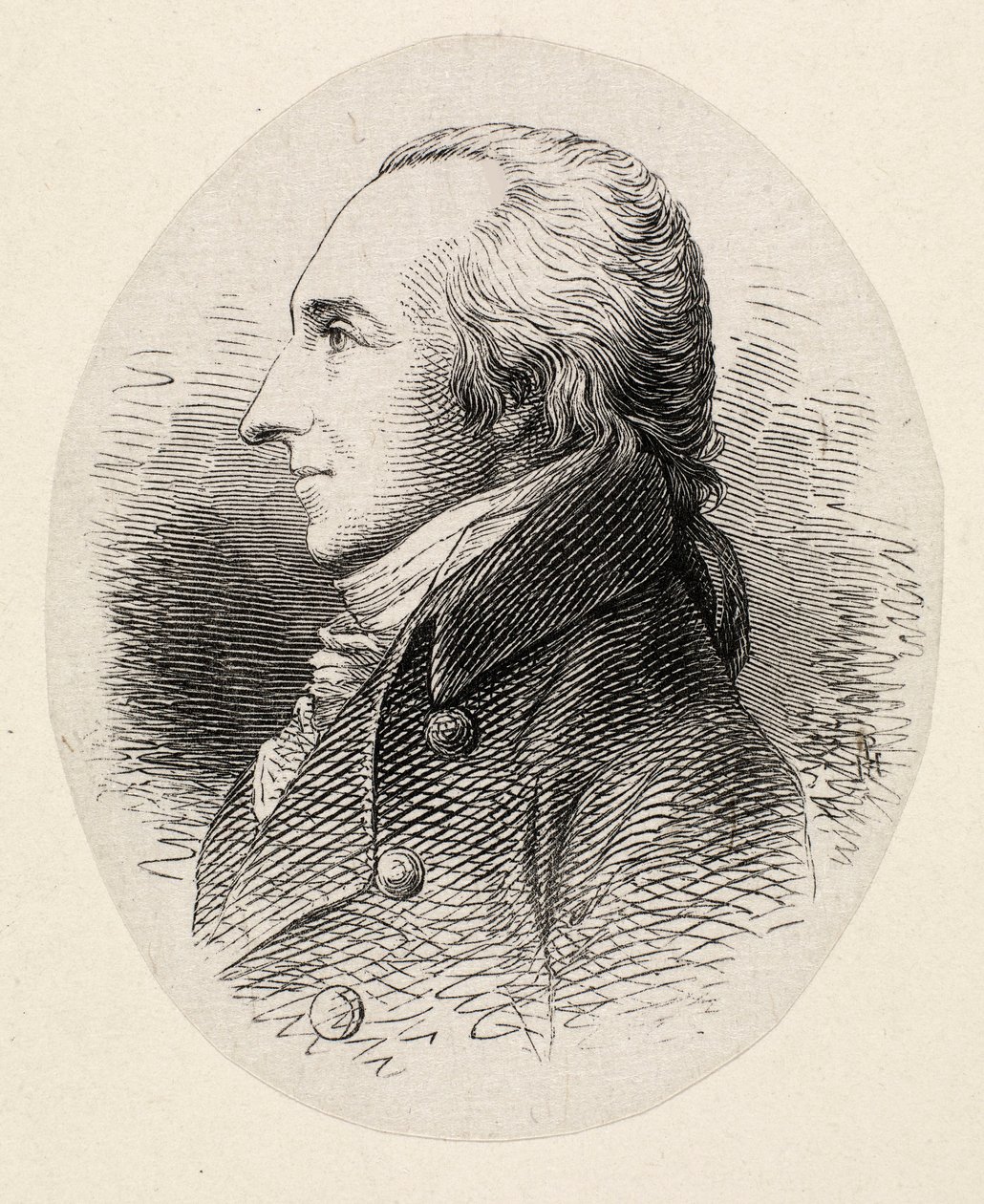 Kapellimestari ja säveltäjä Friedrich Ludwig Aemilius Kunzenin muotokuva 1761-1817, tekijältä Hans Peter Hansen