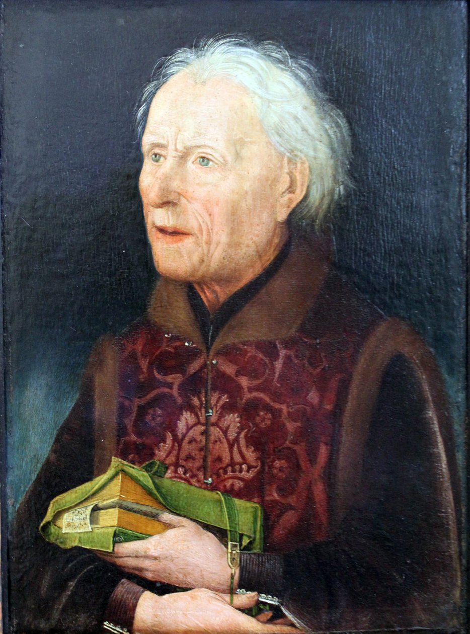 Kanonisen kreivi Georg Löwensteinin muotokuva tekijältä Hans Pleydenwurff