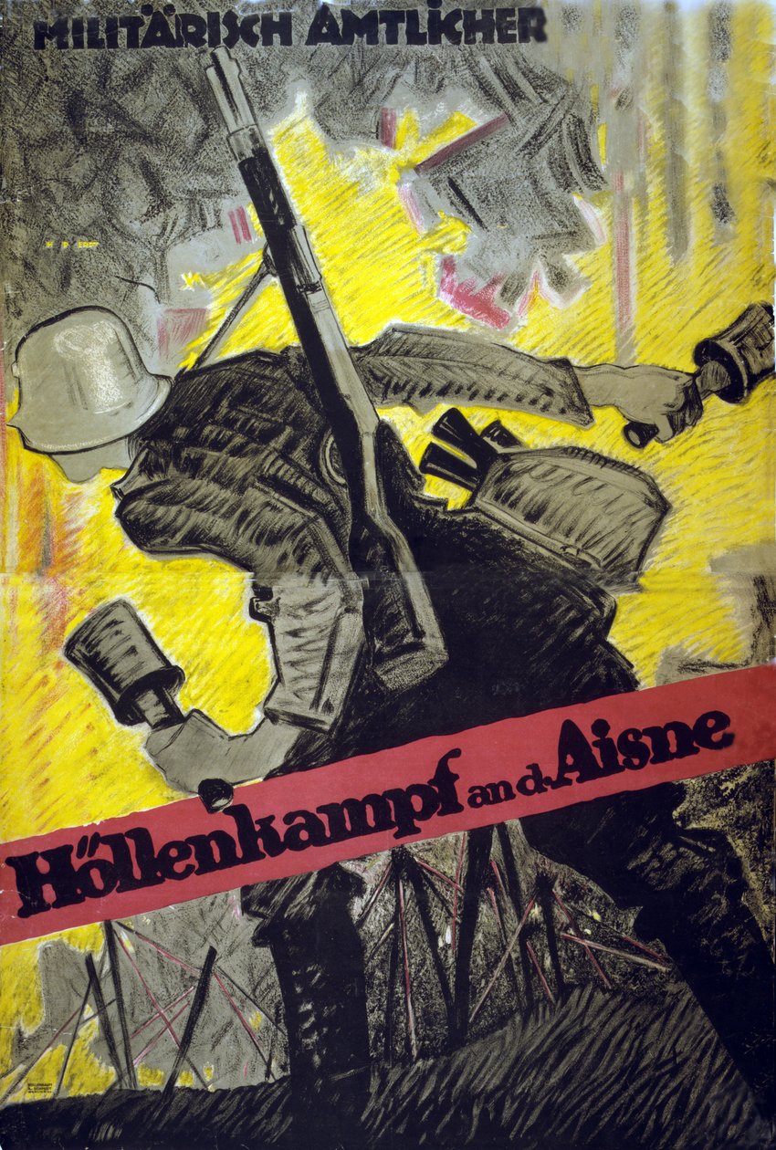 Taistelu Aisnen helvetissä, 1918 tekijältä Hans Rudi Erdt