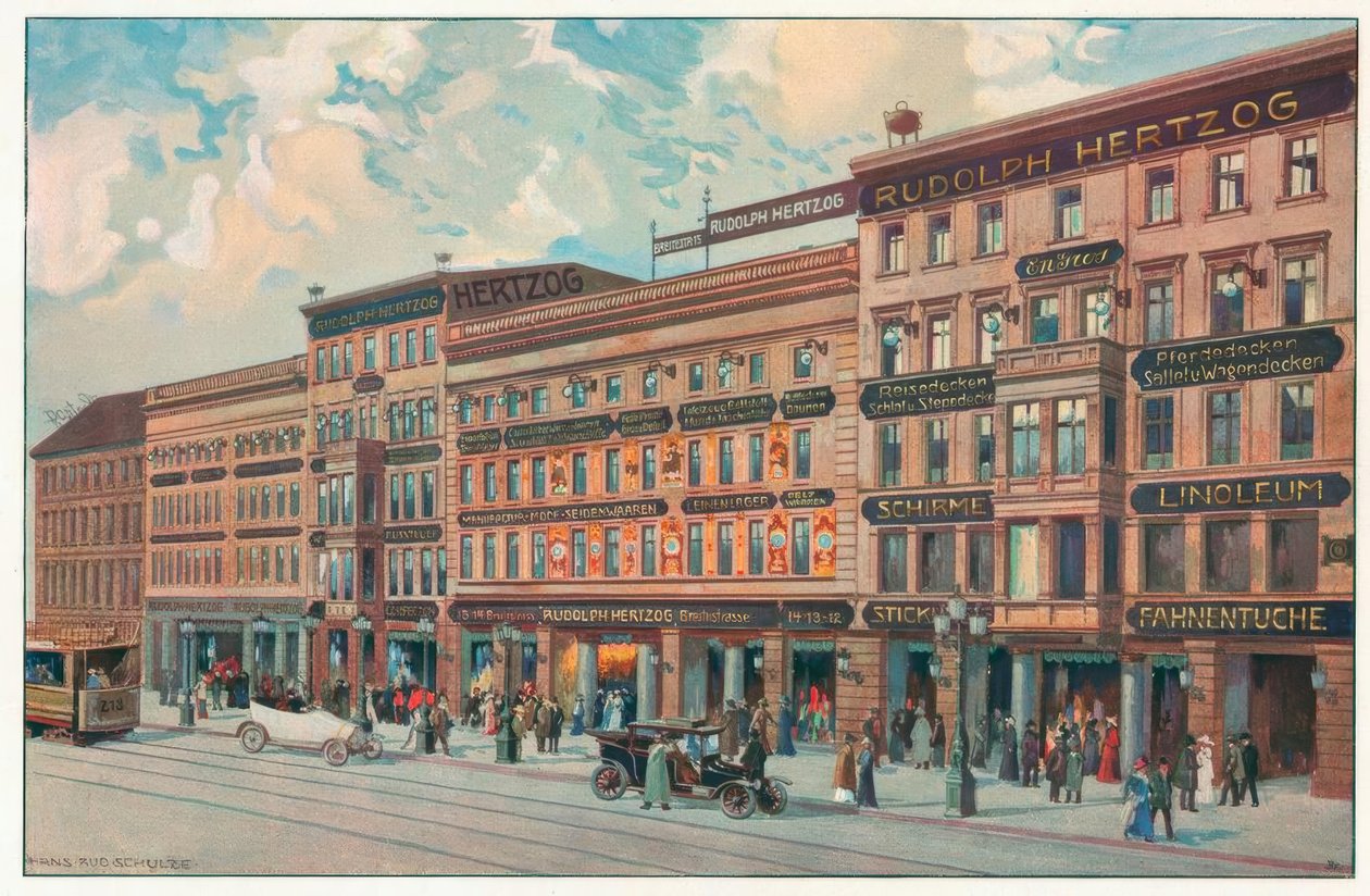 Rudolph Hertzog, Berlin C. Breite Strasse tekijältä Hans Rudolf Schulze
