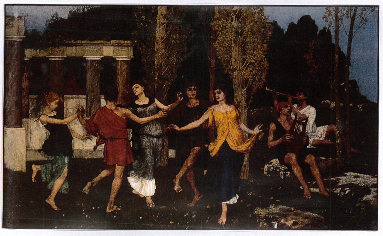 Arkadian idylli, 1879 tekijältä Hans Sandreuter