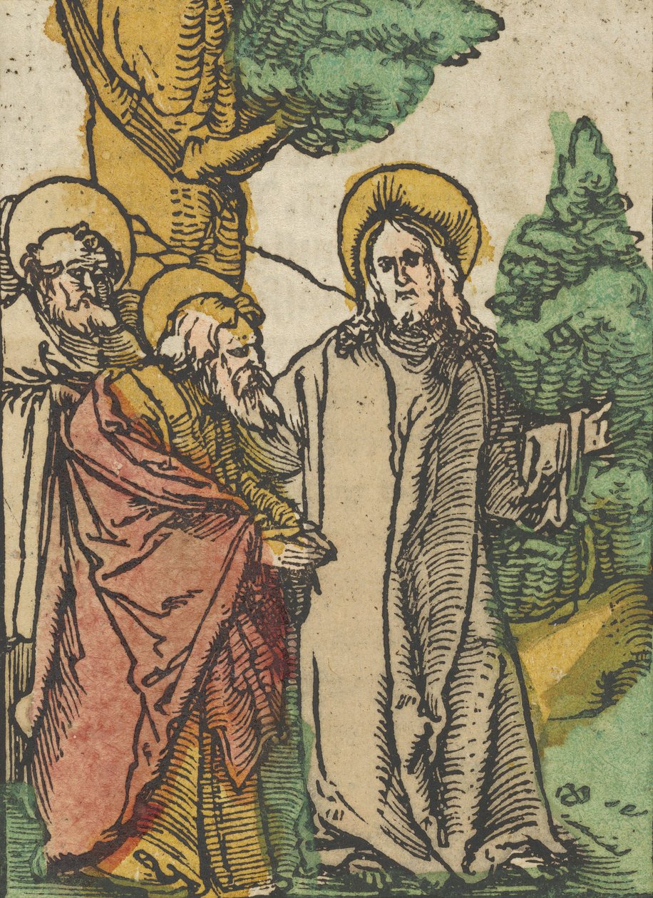 Kristus puhuu opetuslapsille, 5, Das Plenariumista, 1517. tekijältä Hans Schäufelein the Elder