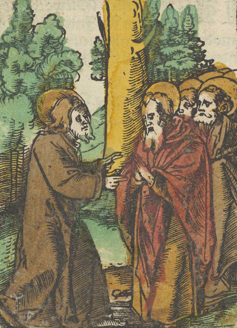 Kristus opettaa opetuslapsia, 1, Das Plenarium, 1517. tekijältä Hans Schäufelein the Elder