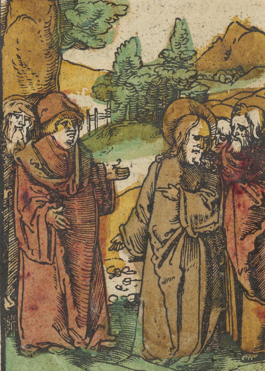 Kristus varoittaa väärien profeettojen opetuslapsia, Das Plenarium, 1517. tekijältä Hans Schäufelein the Elder