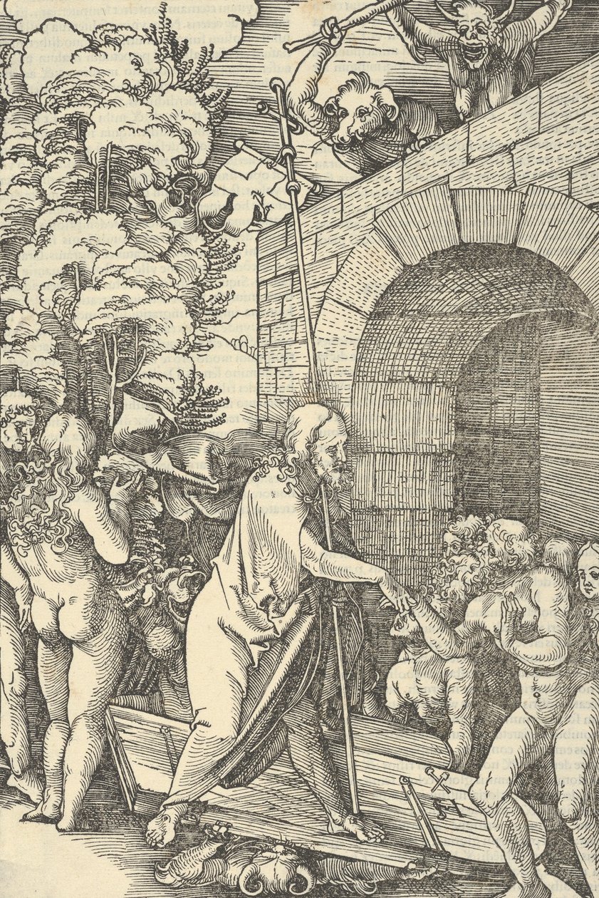 Kristus Limbossa, Herramme Jeesuksen Kristuksen kärsimyksen peilistä, 1507. tekijältä Hans Schäufelein the Elder