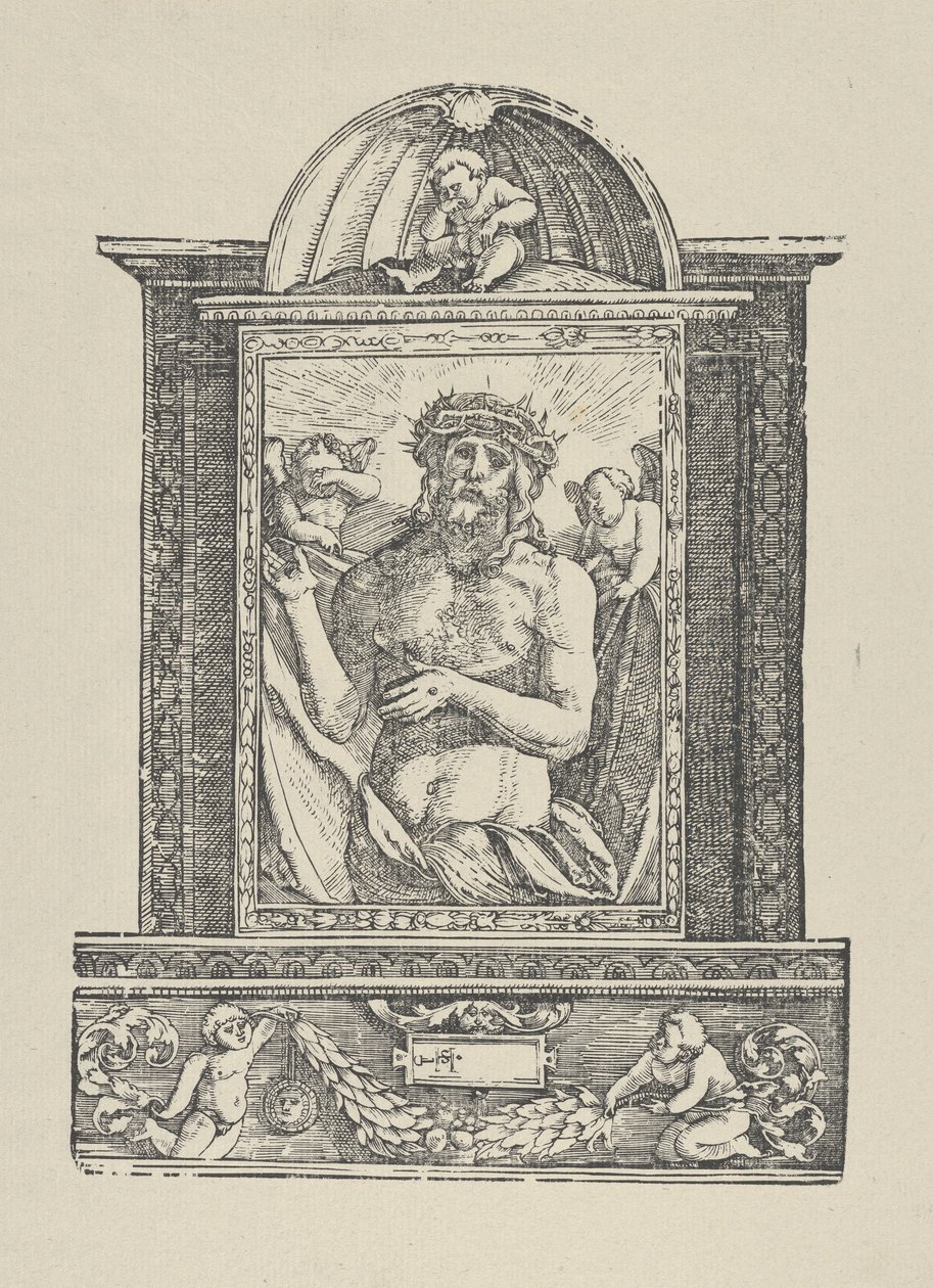 Ecce Homo Surun mies, 1922. tekijältä Hans Schäufelein the Elder