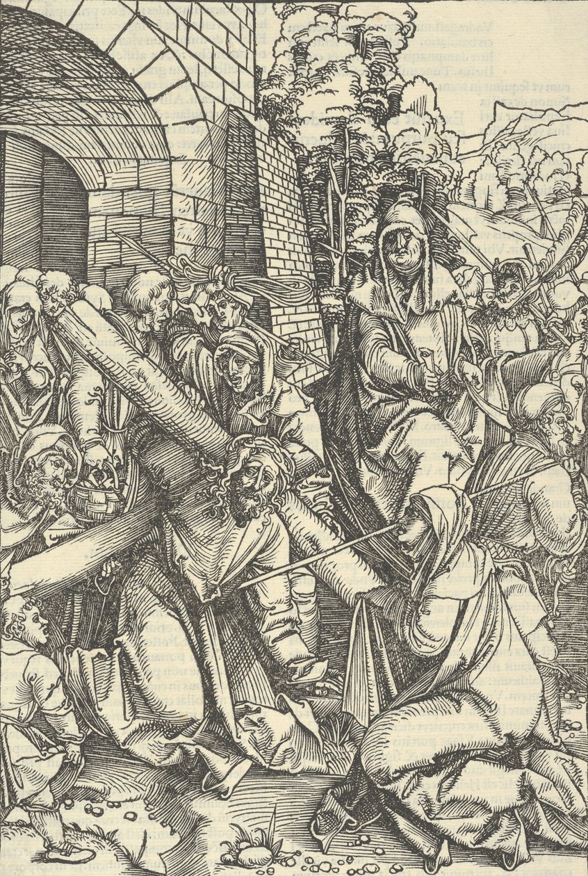 Ristin kantaminen, Herramme Jeesuksen Kristuksen kärsimyksen peilistä, 1507. tekijältä Hans Schäufelein the Elder