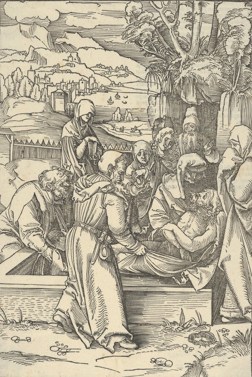 aHautaus, Herramme Jeesuksen Kristuksen kärsimyksen peilistä, 1507. tekijältä Hans Schäufelein the Elder