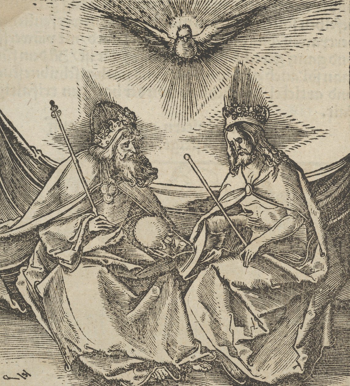 Pyhä kolminaisuus, Hymmelwagenista kuka elää hyvin..., 1517. tekijältä Hans Schäufelein the Elder