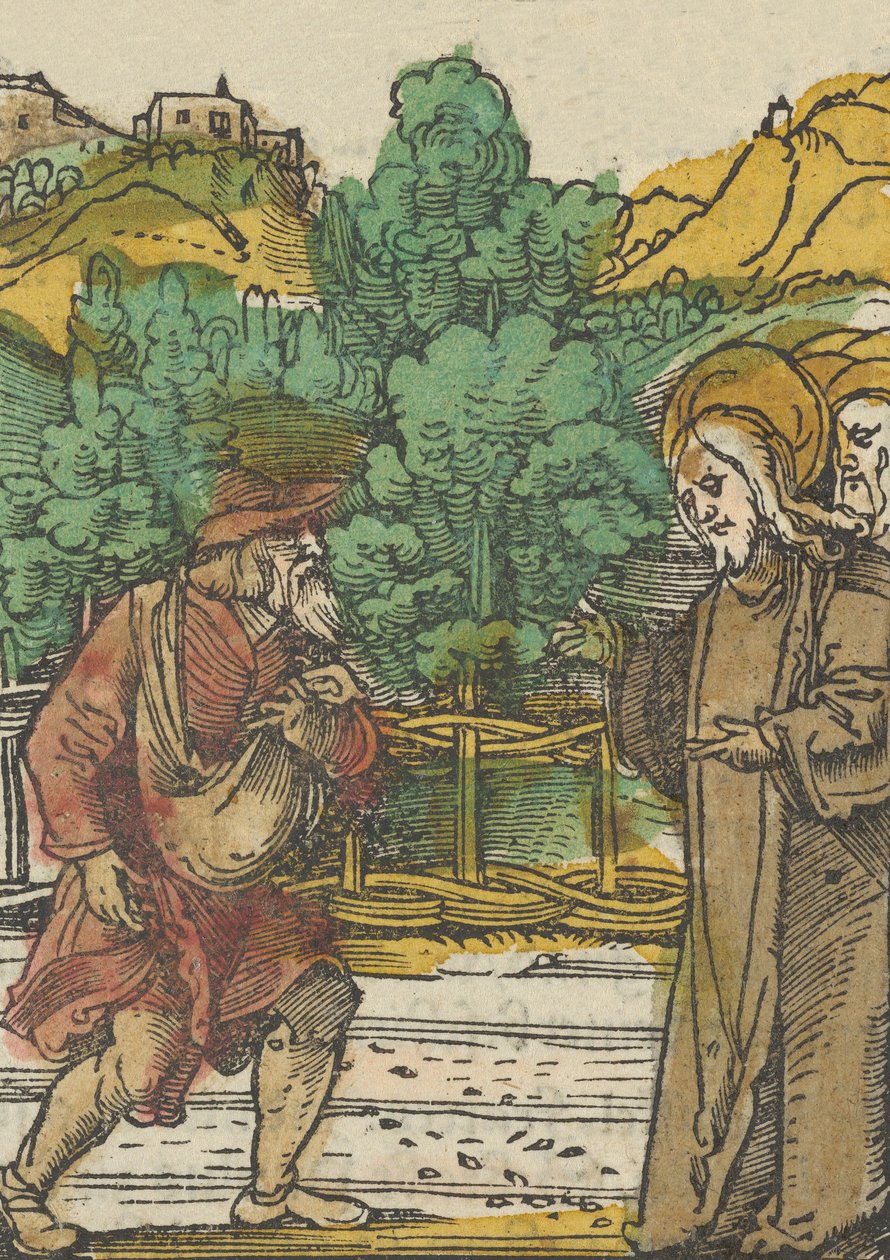 Vertaus kylväjästä, Das Plenarium, 1517. tekijältä Hans Schäufelein the Elder