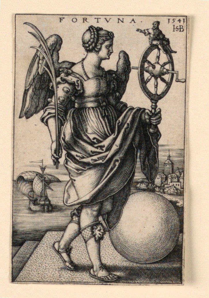 Fortuna (Fortune) finlandès tekijältä Hans Sebald Beham