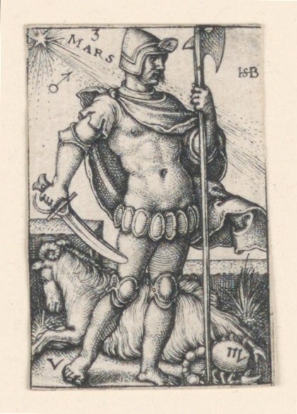 Mars, The Seven Planetsista tekijältä Hans Sebald Beham