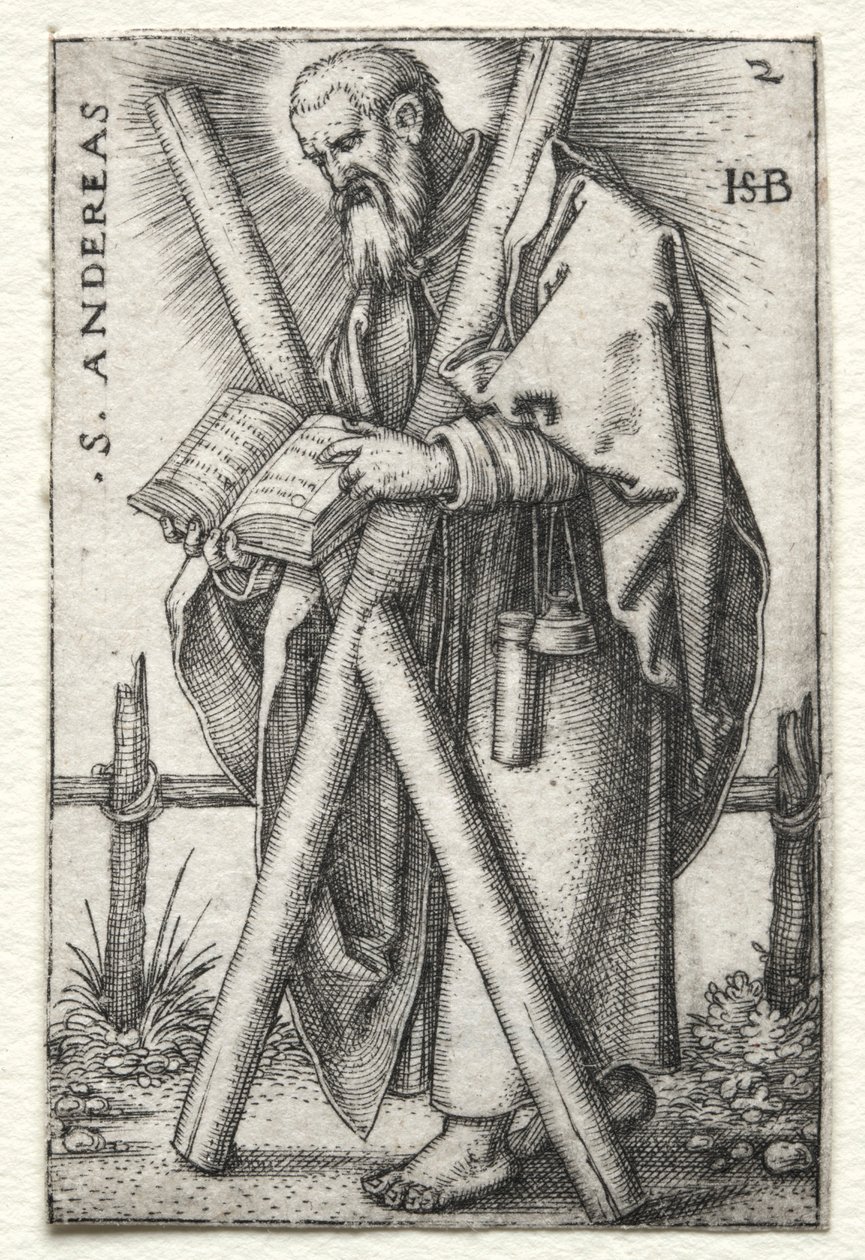 St. Andrew, 1545-1546. tekijältä Hans Sebald Beham