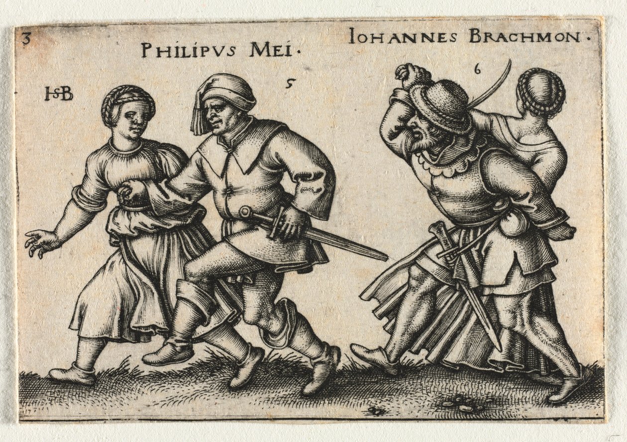Talonpoikahäät tai kaksitoista kuukautta: 5-Philipus Mei 6-Johannes Brachmon tekijältä Hans Sebald Beham