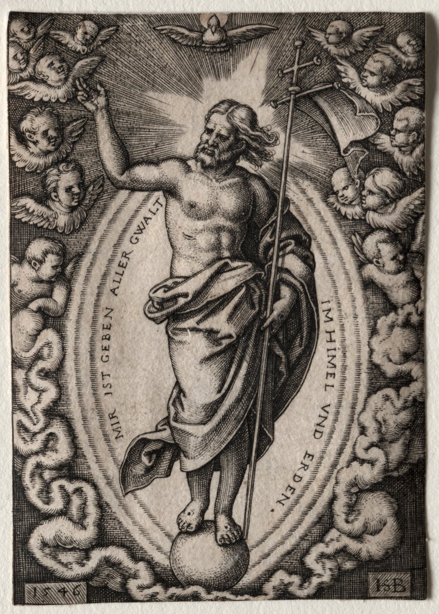 Vapahtaja, 1546. tekijältä Hans Sebald Beham