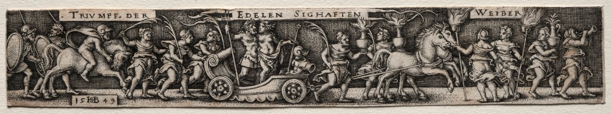 Naisten voitto, 1549. tekijältä Hans Sebald Beham