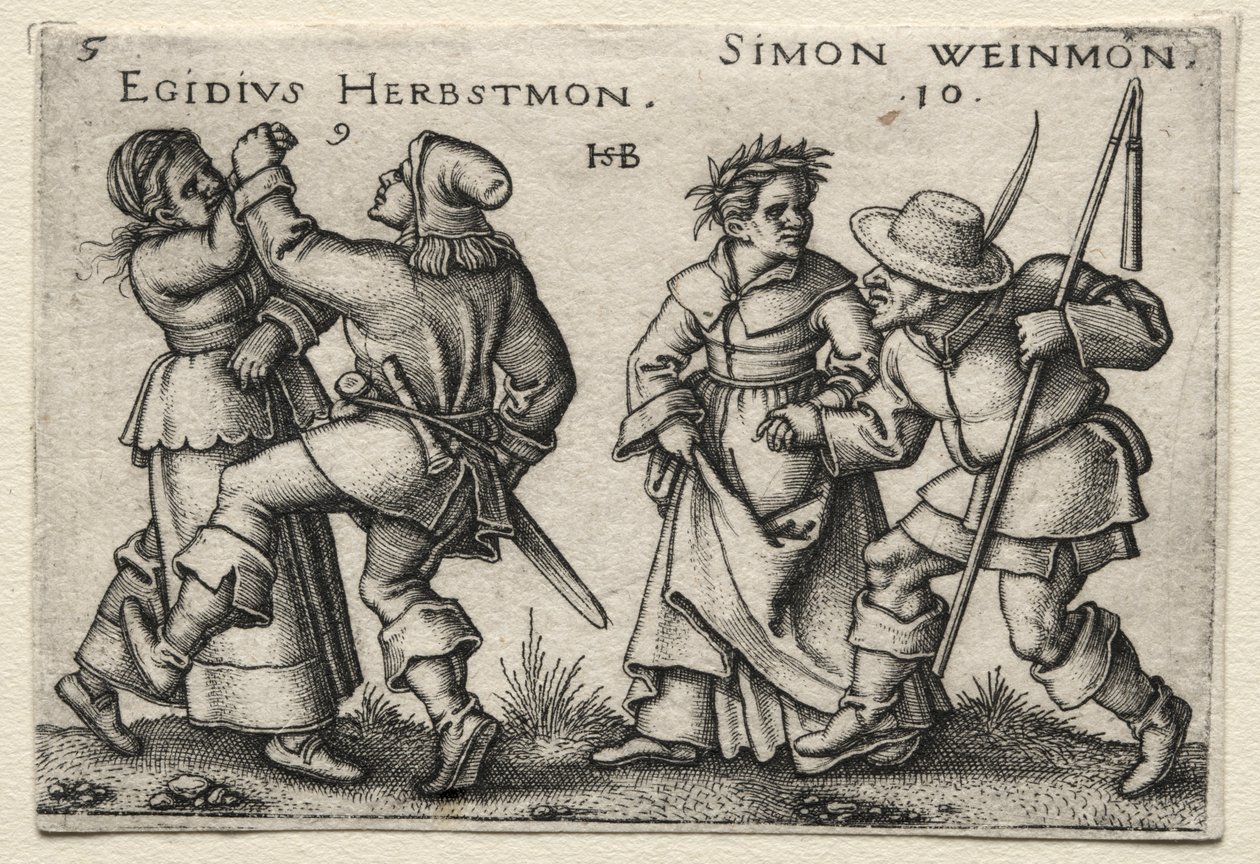 Kylän häät: Egidius Herbstmon / Simon Weimon tekijältä Hans Sebald Beham