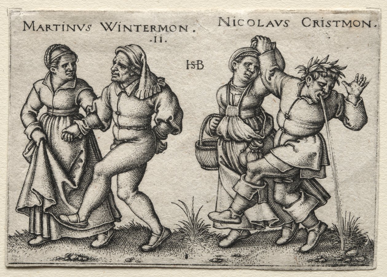 Kylän häät: Martinus Wintermon / Nicolaus Cristmon tekijältä Hans Sebald Beham