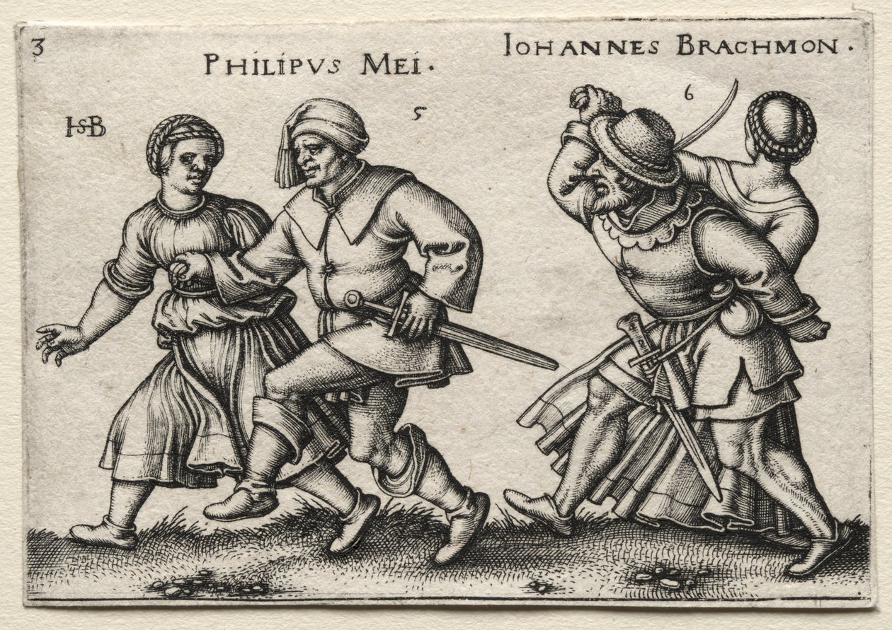 Kylän häät: Philipus Mei / Johannes Brachmon tekijältä Hans Sebald Beham