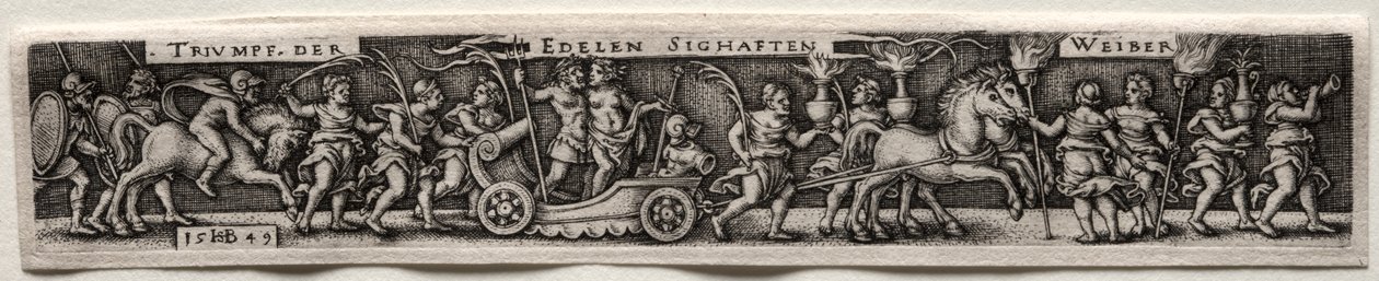 Naisten voitto tekijältä Hans Sebald Beham