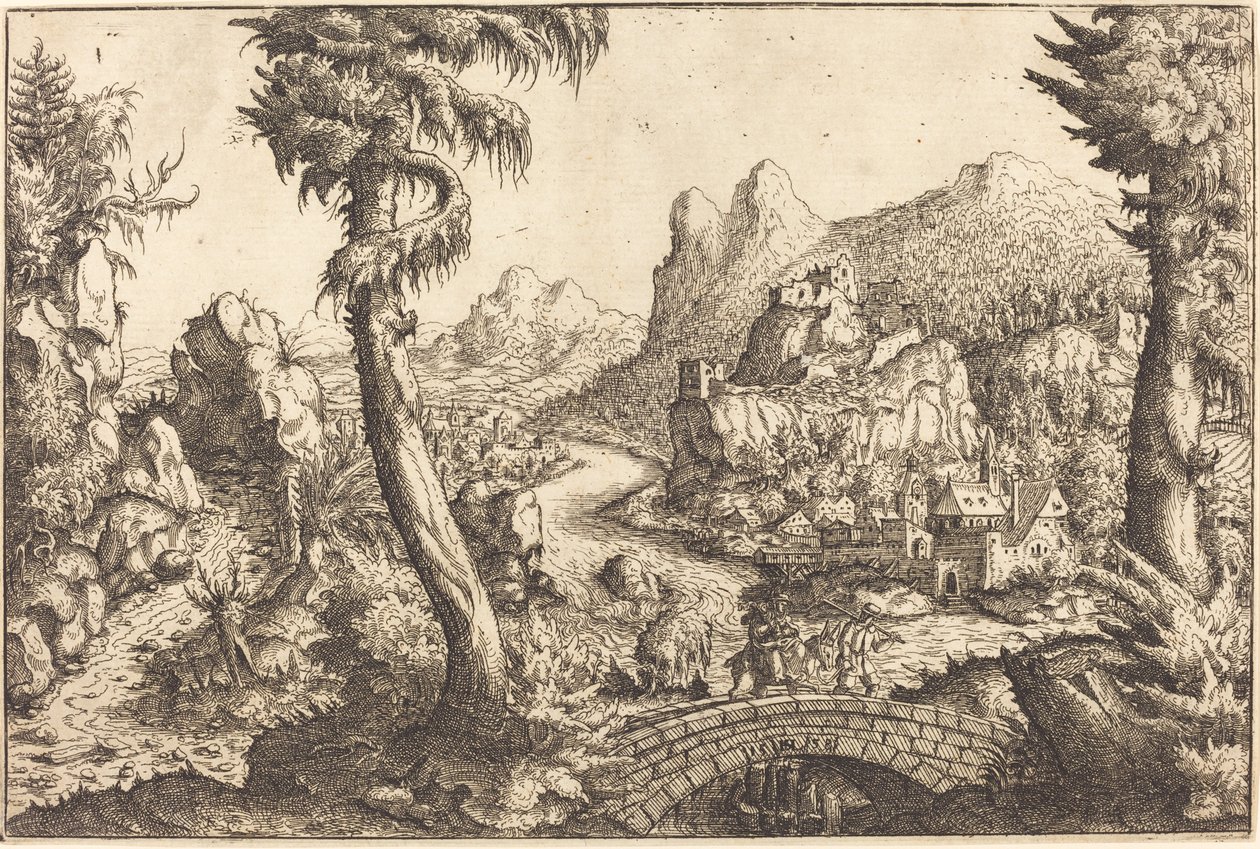 Lento Egyptiin, 1558. tekijältä Hans Sebald Lautensack