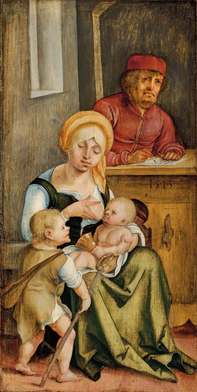 Mary Clopas ja hänen perheensä, 1515 tekijältä Hans Suess Kulmbach