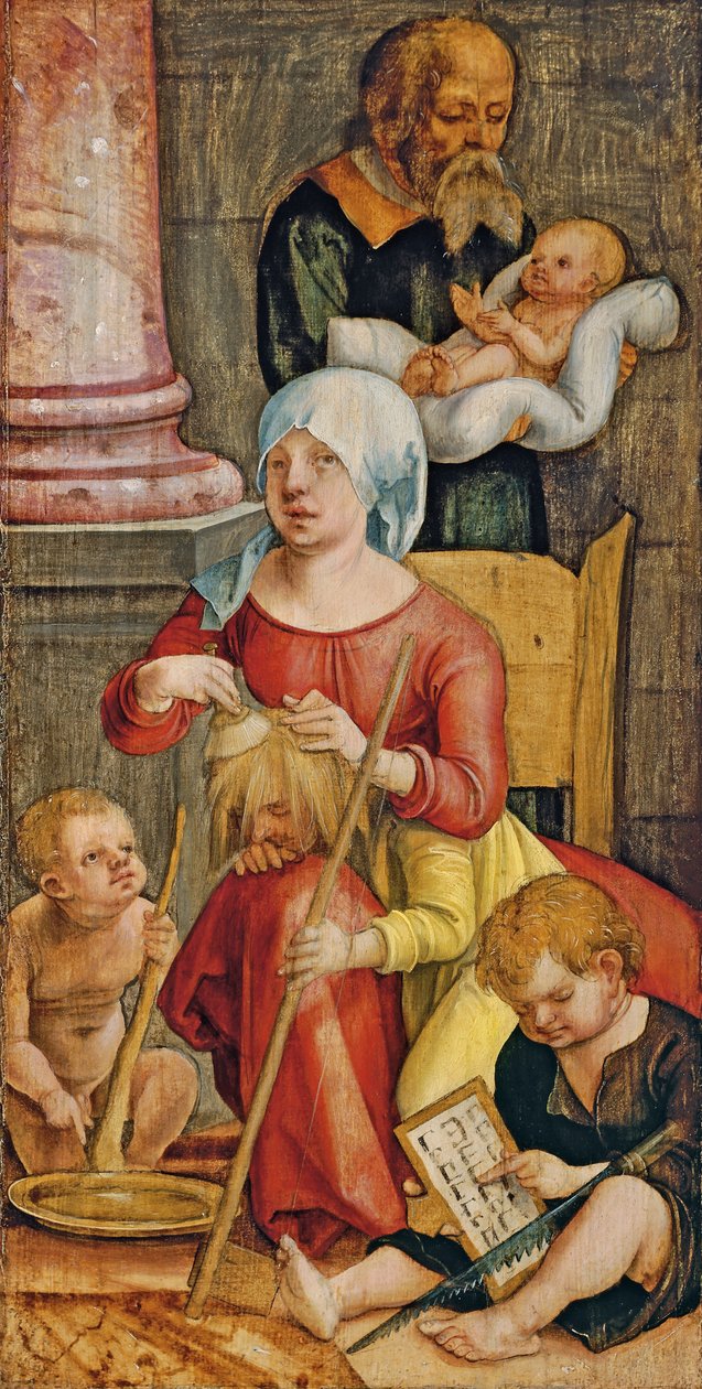 Mary Salome ja hänen perheensä, 1515 tekijältä Hans Suess Kulmbach