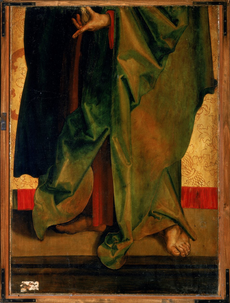 Saint Paul, alaosa, yksityiskohta pyhien Pietarin ja Paavalin tarinoista tekijältä Hans Suess Kulmbach
