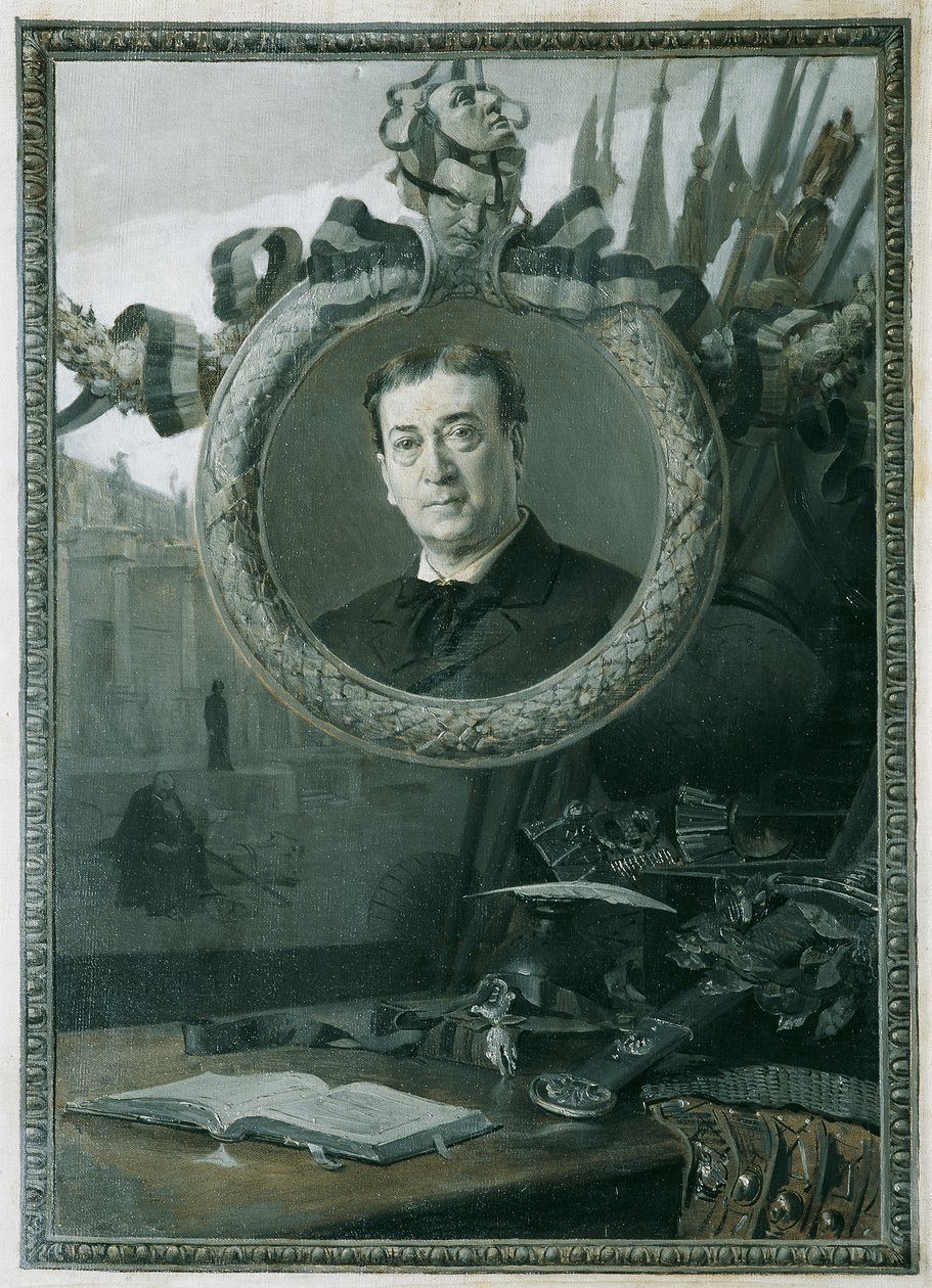 Näyttelijä Adolf von Sonnenthal tekijältä Hans Temple