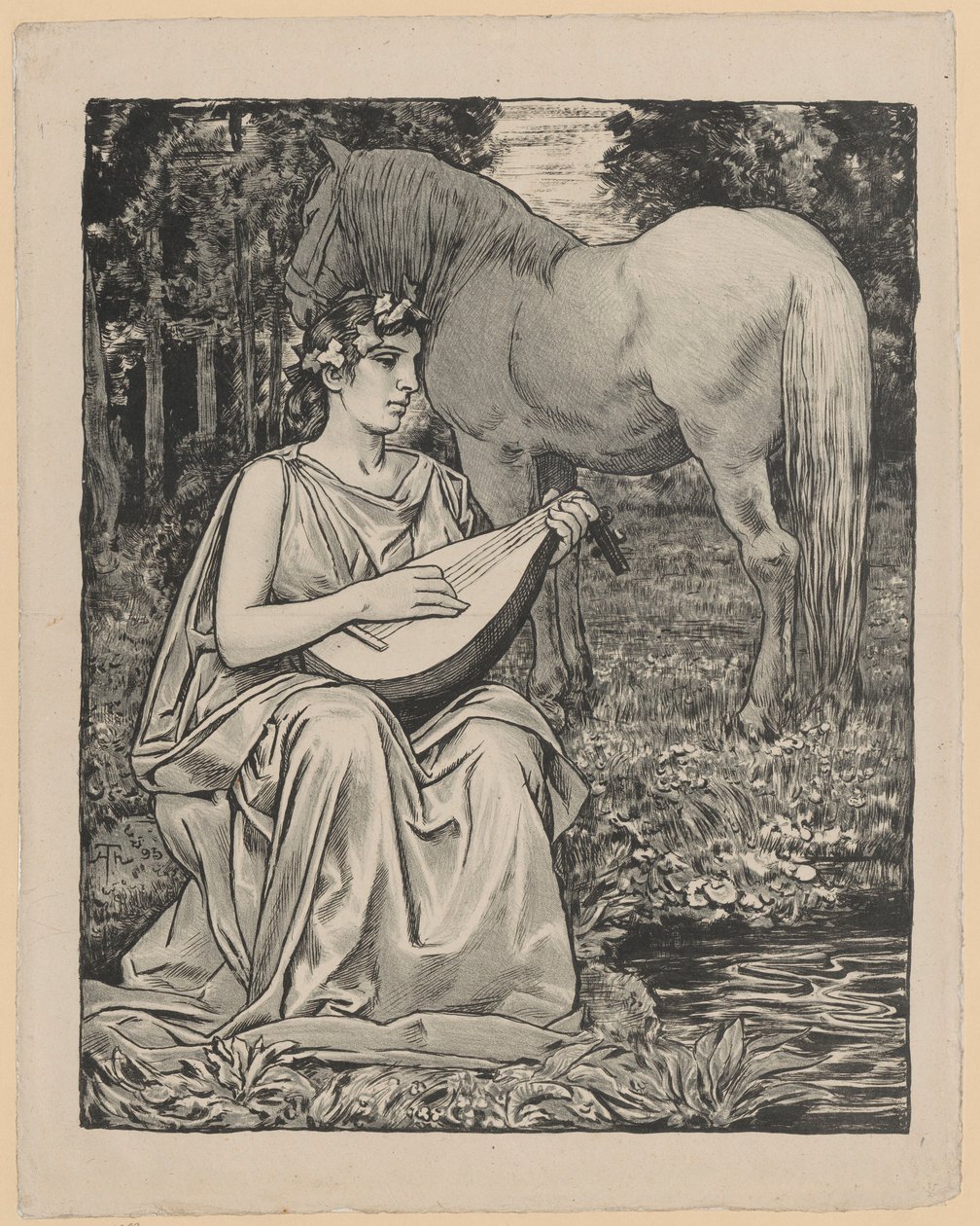 Musiikin allegoria tekijältä Hans Thoma