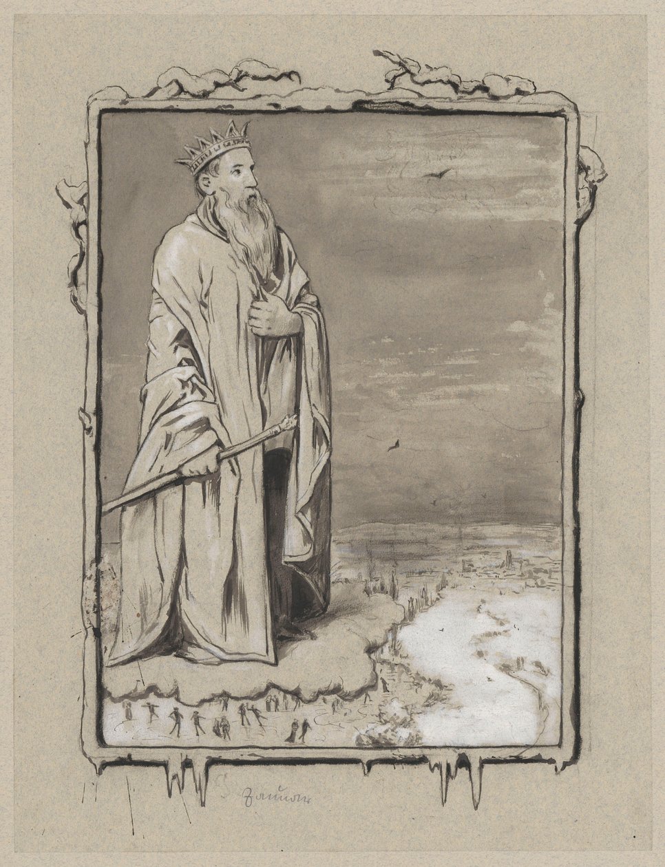 Tammikuun allegoria tekijältä Hans Thoma