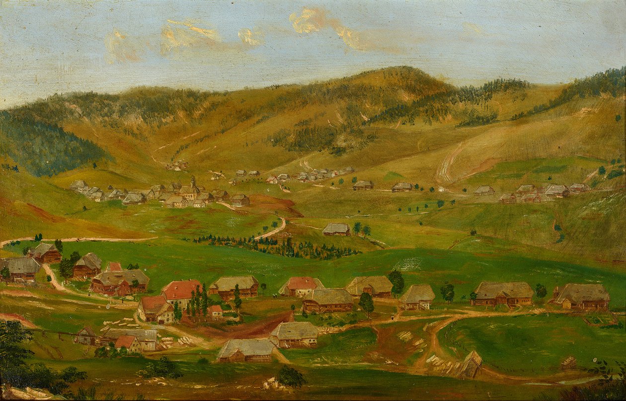 Bernau Schwarzwaldissa tekijältä Hans Thoma