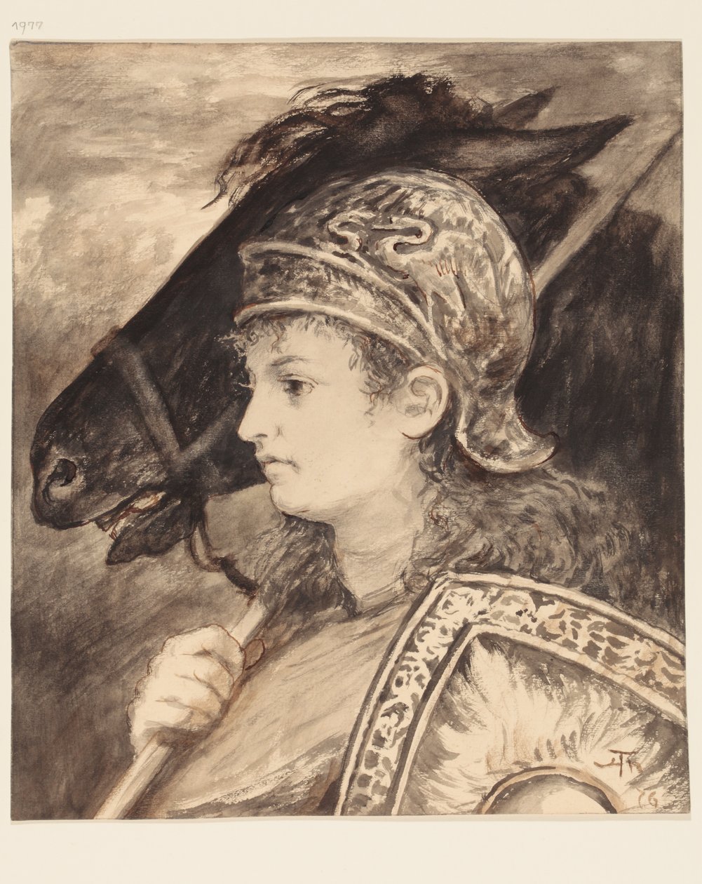 Brunhilda ja Grane tekijältä Hans Thoma
