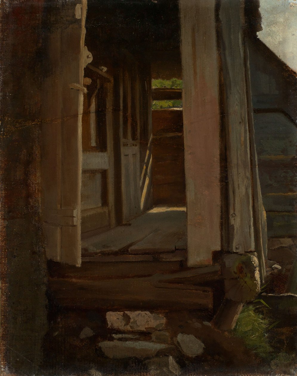 Sisäänkäynti Schwarzwald-taloon tekijältä Hans Thoma