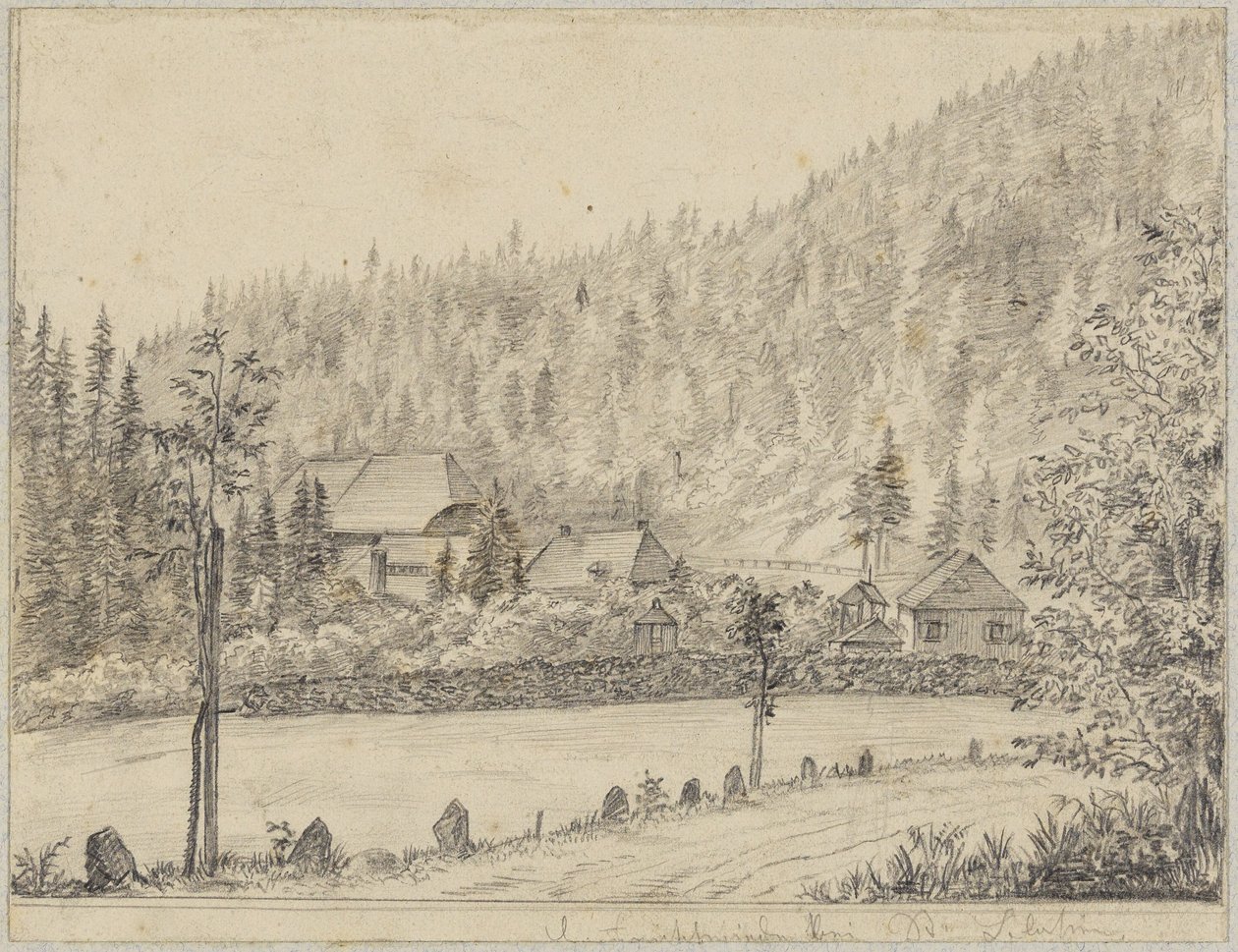 Vasarakonepaja St. Blasienin lähellä tekijältä Hans Thoma