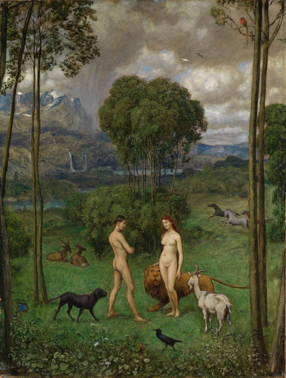 Paratiisissa tekijältä Hans Thoma