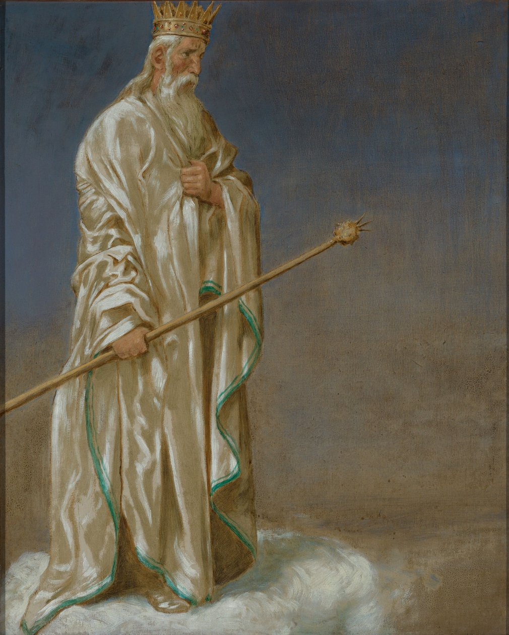 Tammikuu (Jääkuningas) tekijältä Hans Thoma