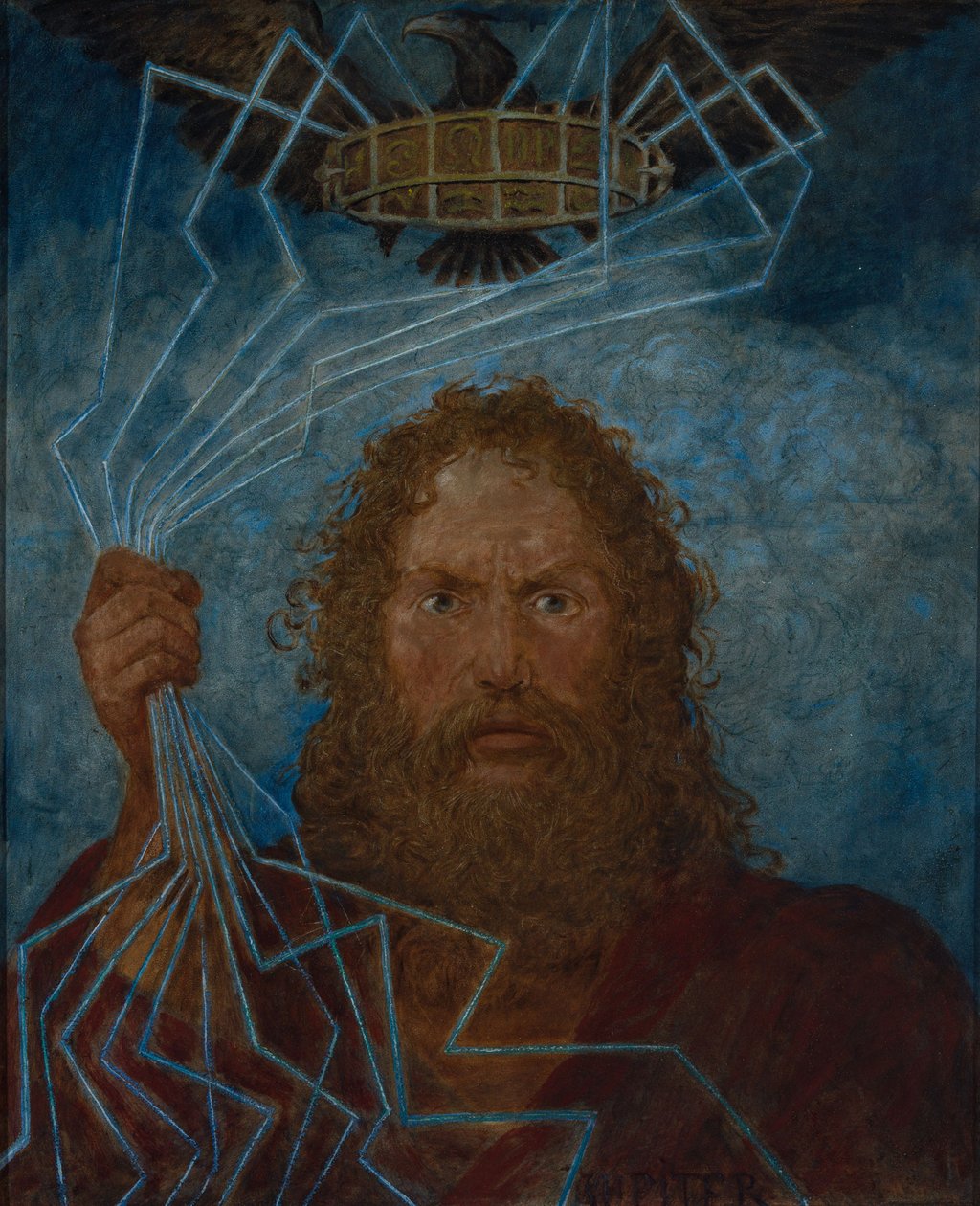 Jupiter (Donar) tekijältä Hans Thoma