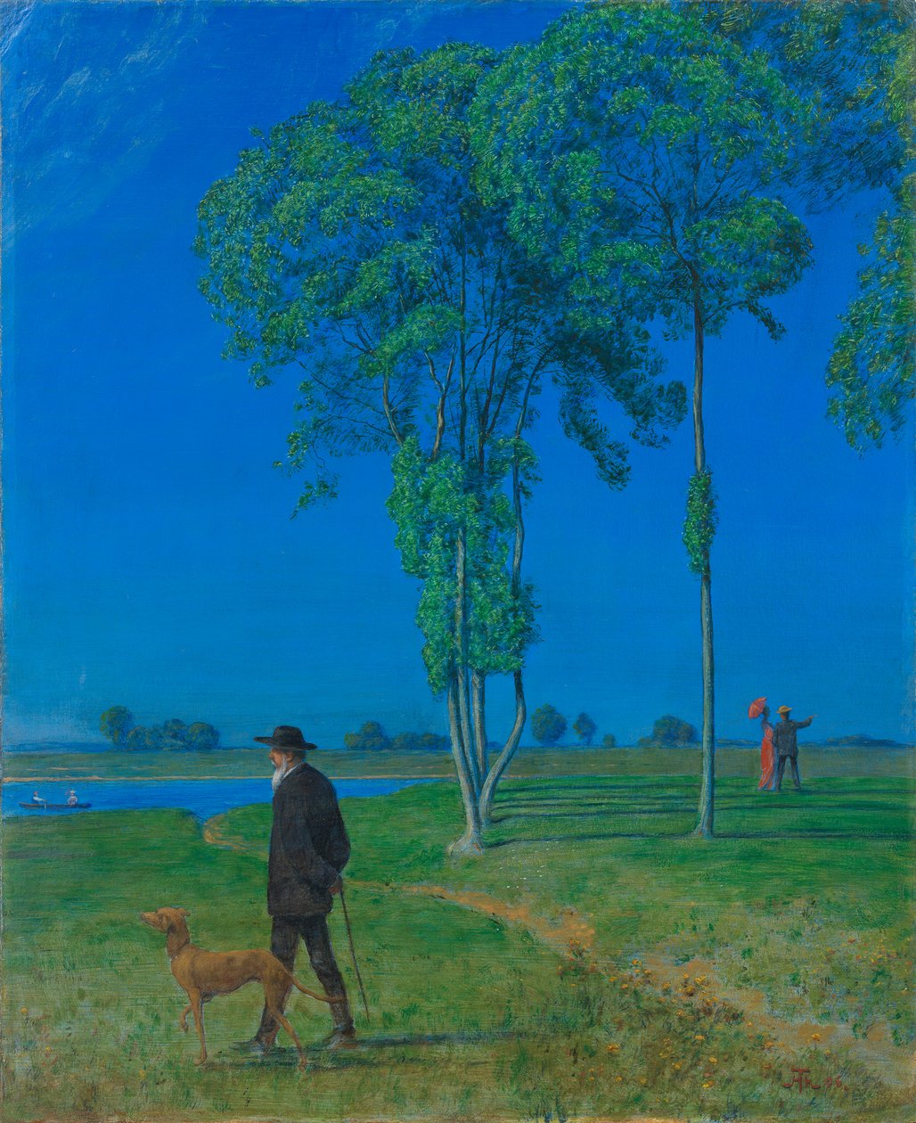 Yksinäisyys, 1906. tekijältä Hans Thoma