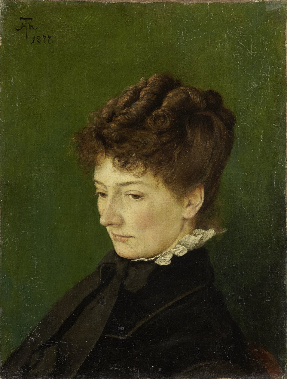 Ida Müllerin, o.s. Scholderer, muotokuva tekijältä Hans Thoma