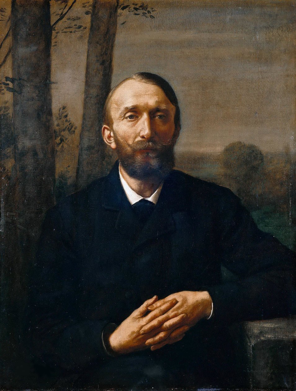 Konrad Fiedlerin muotokuva 1841-1895, 1884. tekijältä Hans Thoma