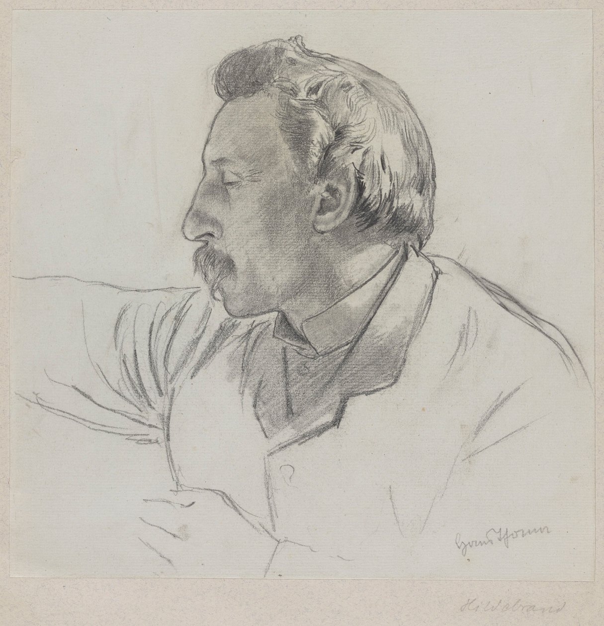 Adolf Hildebrandin (1841–1921) muotokuva tekijältä Hans Thoma