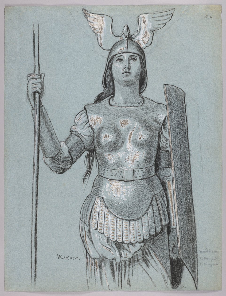 Valkyrian pukusuunnitelma tekijältä Hans Thoma